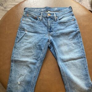 J.Crew 9” Billie Demi Boot Crop Jean